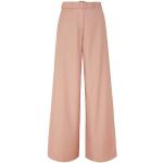 Pantalons large rose pastel en toile Taille L pour femme 
