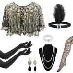 Balinco Porte-Cigarettes Style années 20 & 30 Noir Carnaval Costume -  déguisement Femme/Femme