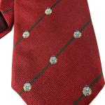 Cravates en soie rouges à rayures Taille L classiques pour homme 