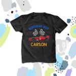 T-shirts à motif voitures pour garçon de la boutique en ligne Etsy.com 