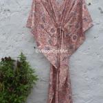 Robes d'été à fleurs en coton maxi pour femme 