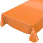 Nappes en toile cirée orange en PVC 