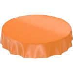 Nappes en toile cirée orange en PVC 