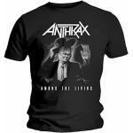 Anthrax Among The Living Black Classic Rock Metal T-shirt unisexe