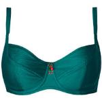 Hauts de bikini Antigel vert foncé 85E plus size look sportif pour femme 