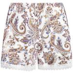 Shorts dentelle Antigel multicolores à motif paisley en viscose Taille M style ethnique pour femme 
