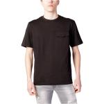 T-shirts col rond de printemps Antony Morato noirs lavable en machine à manches courtes à col rond Taille XXL look casual pour homme 