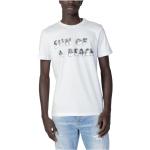 T-shirts à imprimés de printemps Antony Morato blancs en coton lavable en machine à manches courtes à col rond Taille XXL look casual pour homme 
