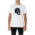 T-shirts à imprimés d'automne Antony Morato blancs en coton lavable en machine à manches courtes à col rond Taille XXL pour homme 