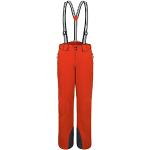 Pantalons de ski orange en polaire imperméables coupe-vents Taille S look fashion pour homme 