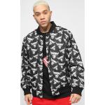 Blousons bombers New Era Bulls noirs NBA Taille M look fashion pour homme 