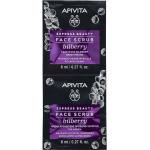 Apivita Express Beauty Gommage Visage Illuminateur Myrtille 2x8