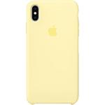 Coques & housses iPhone XS Max Apple jaunes à rayures en silicone 