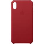 Coques & housses iPhone XS Max Apple rouges à rayures en cuir 