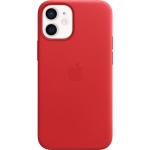 Coques & housses iPhone 12 Mini Apple rouges en cuir 