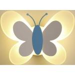 Lampes design bleues à motif papillons modernes 