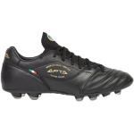 Chaussures de rugby noires en cuir de veau Pointure 44 look fashion 