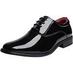 Chaussures oxford noires en fil filet respirantes Pointure 45 look casual pour homme 