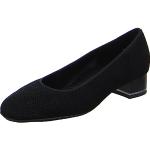 Escarpins Ara noirs en daim en cuir pour pieds larges Pointure 43 look fashion pour femme 