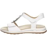 Sandales Ara Osaka blanches avec semelles amovibles look fashion pour femme 