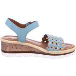 Sandales plates Ara bleues en cuir Pointure 41 pour femme 