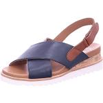 Sandales Ara bleues en cuir en cuir Pointure 36 look fashion pour femme 