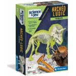 CLEMENTONI Archéo Ludic' T-Rex + Tricératops pas cher 