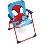 Chaises de plage Arditex bleues en métal Spiderman pliables 