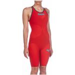 Combinaisons de natation Arena Powerskin rouges Taille XXS pour femme 
