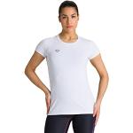 T-shirts basiques Arena blancs en polyester respirants Taille XS pour femme 