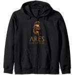 Ares - God Of War - Steampunk Ancient Greek Spartan Helmet Sweat à Capuche