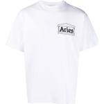 Aries t-shirt à logo imprimé - Blanc