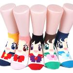 Aries Sailor Moon Lot de 6 paires de chaussettes p