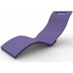 Chaises longues design Arkema Design violettes 