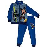 Joggings bleus en polyester enfant Mickey Mouse Club look fashion 