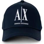 Chapeaux de printemps de créateur Armani Exchange bleus lavable en machine Tailles uniques pour homme 