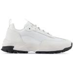 Chaussures de sport de créateur Armani Exchange blancs cassés en caoutchouc Pointure 39,5 look fashion pour homme 