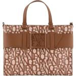 Sacs fourre-tout de créateur Armani Exchange marron en coton look fashion pour femme 
