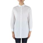 Chemises de créateur Armani Exchange blanches à logo en coton à manches longues à manches longues Taille L classiques pour femme 