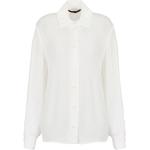 Chemises de créateur Armani Exchange blanches en viscose à manches longues à manches longues pour femme 