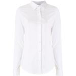 Chemises cintrées de créateur Armani Exchange blanches à manches longues classiques pour femme 