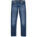 Jeans skinny de créateur Armani Exchange bleu indigo délavés look fashion pour homme 