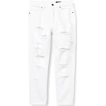 Armani Exchange J51 Mid Waist Jeans Femme ,White ,29