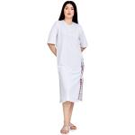 Robes de créateur Armani Exchange blanches bio éco-responsable midi Taille XS pour femme 