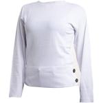 Polos de créateur Armani Emporio Armani blancs à manches longues Taille XS look fashion pour femme 