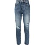 Jeans skinny de créateur Armani Exchange bleus délavés W24 L29 pour femme en promo 