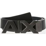 Ceintures de créateur Armani Exchange noires à logo Taille XS 90 look fashion pour homme en promo 