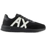 Chaussures de sport de créateur Armani Exchange noires pour pieds étroits Pointure 42,5 look fashion pour homme 