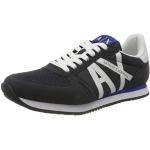 Chaussures de sport de créateur Armani Exchange bleues Pointure 39 look fashion pour homme en promo 