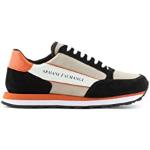 Chaussures de sport de créateur Armani Exchange orange étanches Pointure 42 look fashion pour homme 